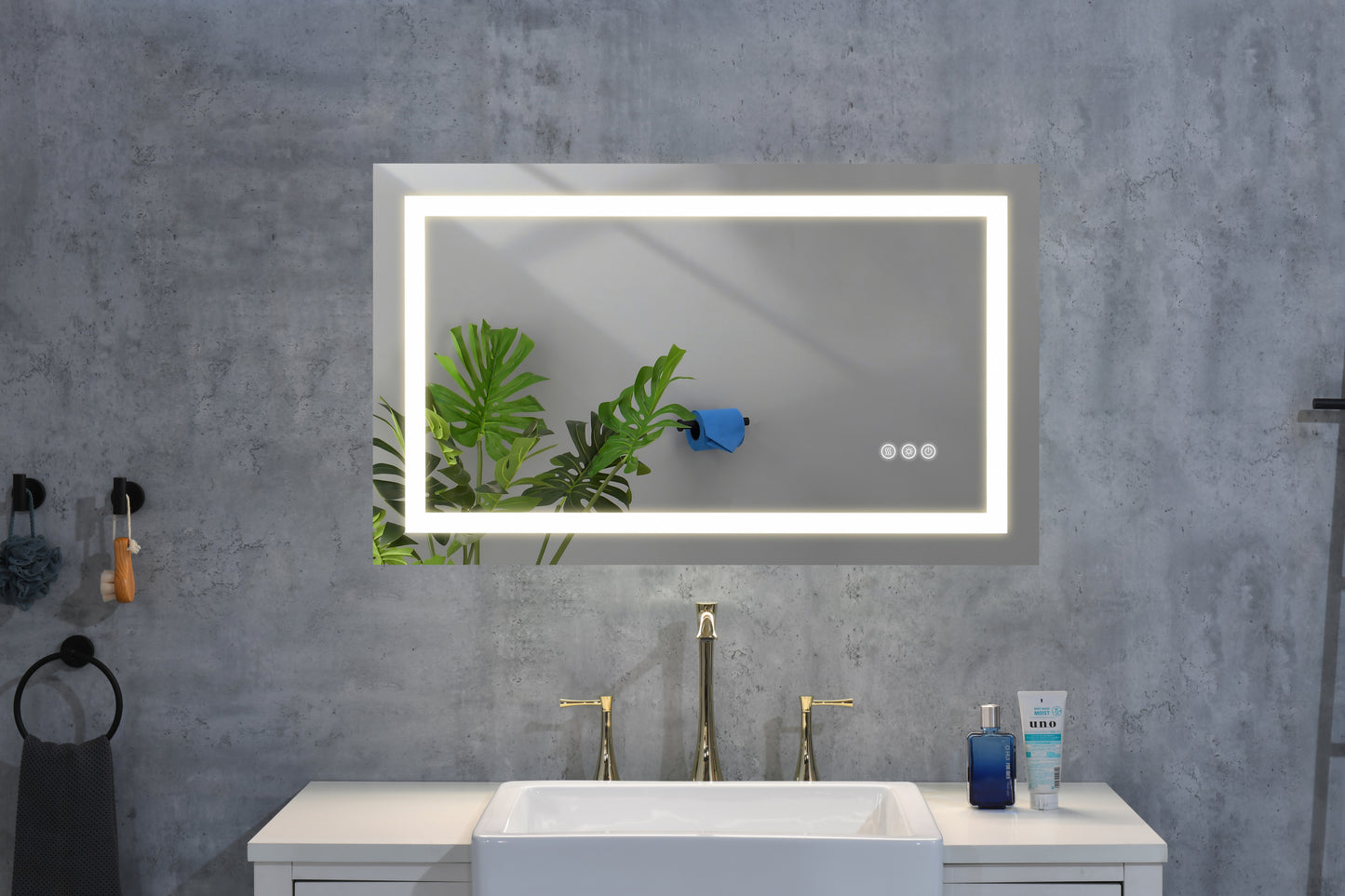 Bright & Clear Anti-Fog Wall Mirror