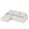 Cozy Corner Modular Sofa with Removable Cushions and Pillows