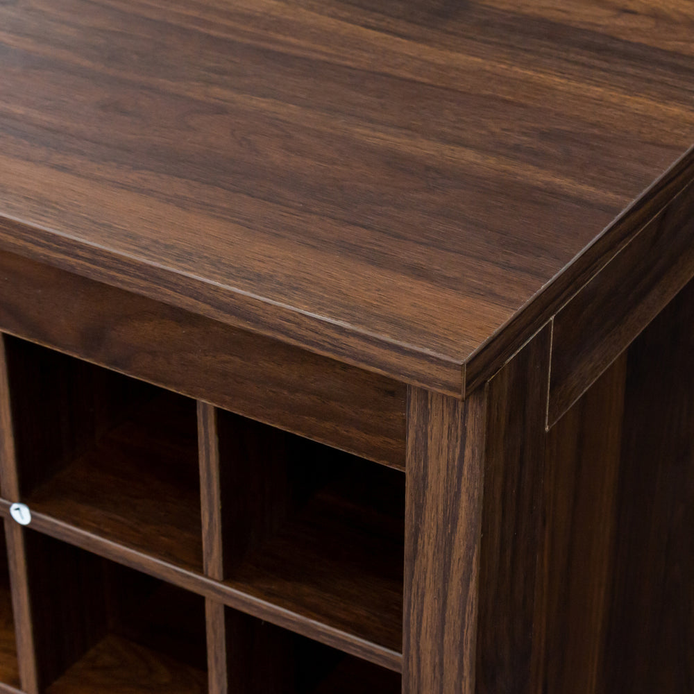 Walnut Retreat Wine Bar Cabinet