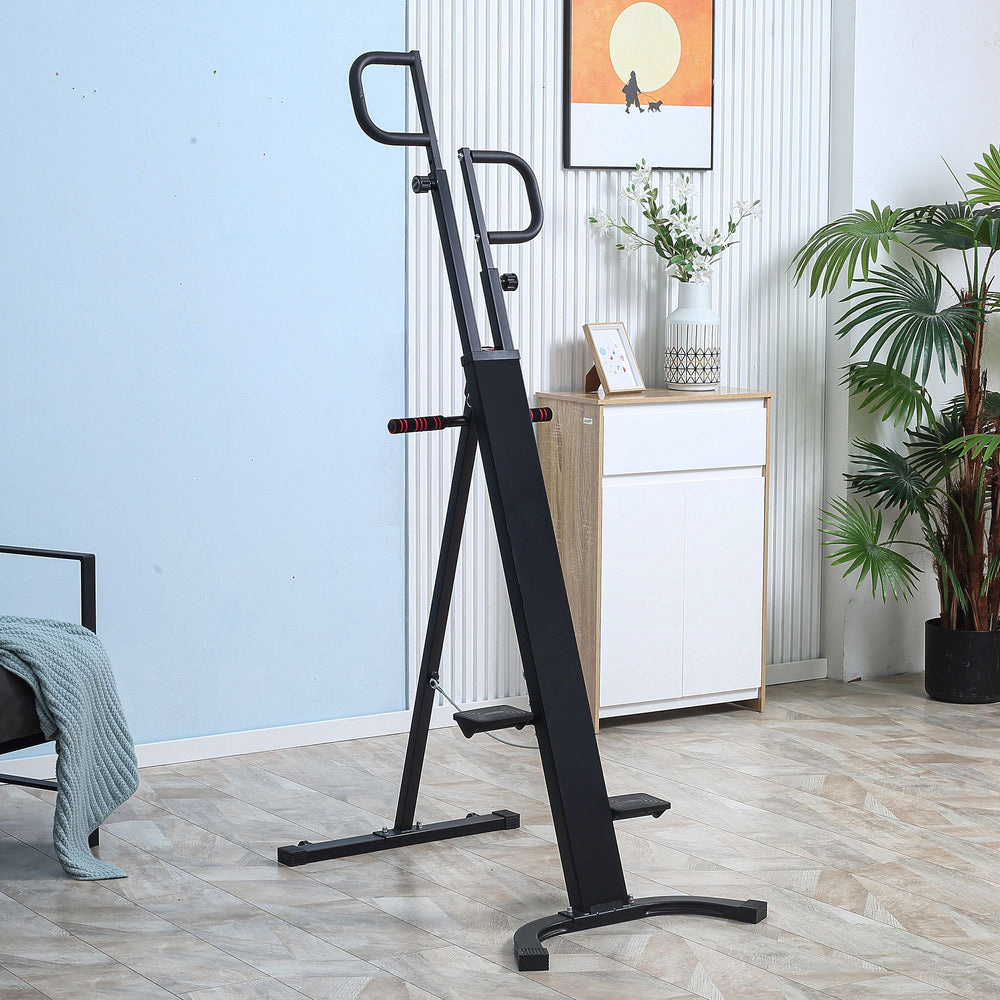 Vertical Climber Fitness Machine - Compact Full Body Workout Tool