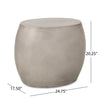 Chic Outdoor Concrete Side Table