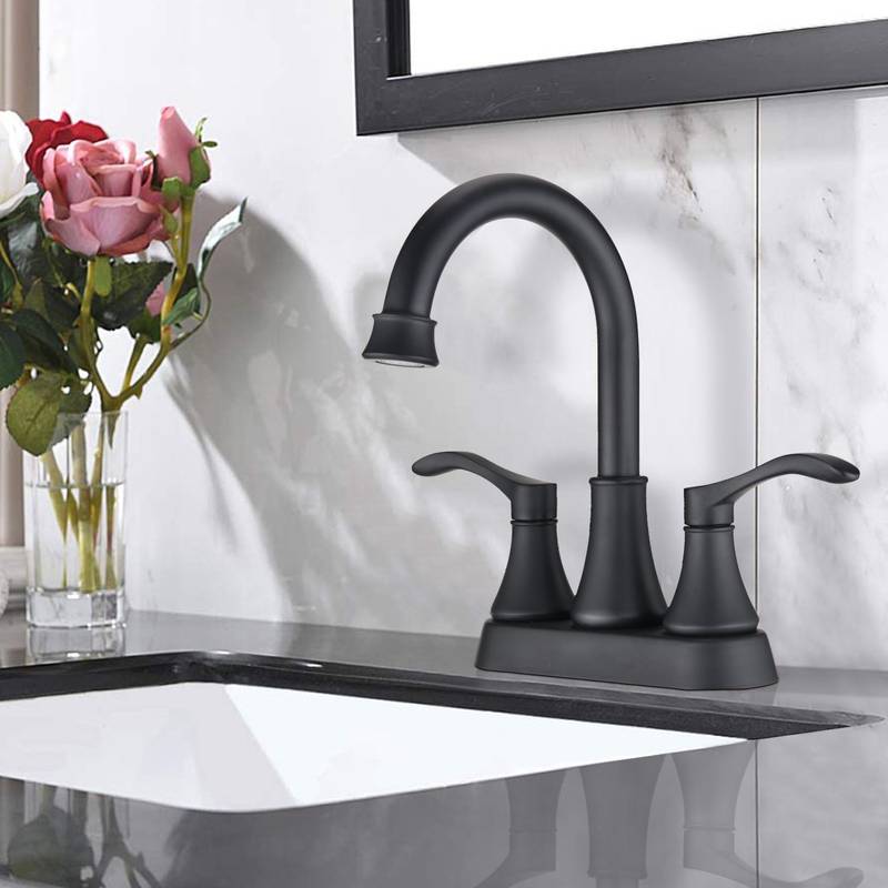 Charming Double-Handle Bathroom Faucet