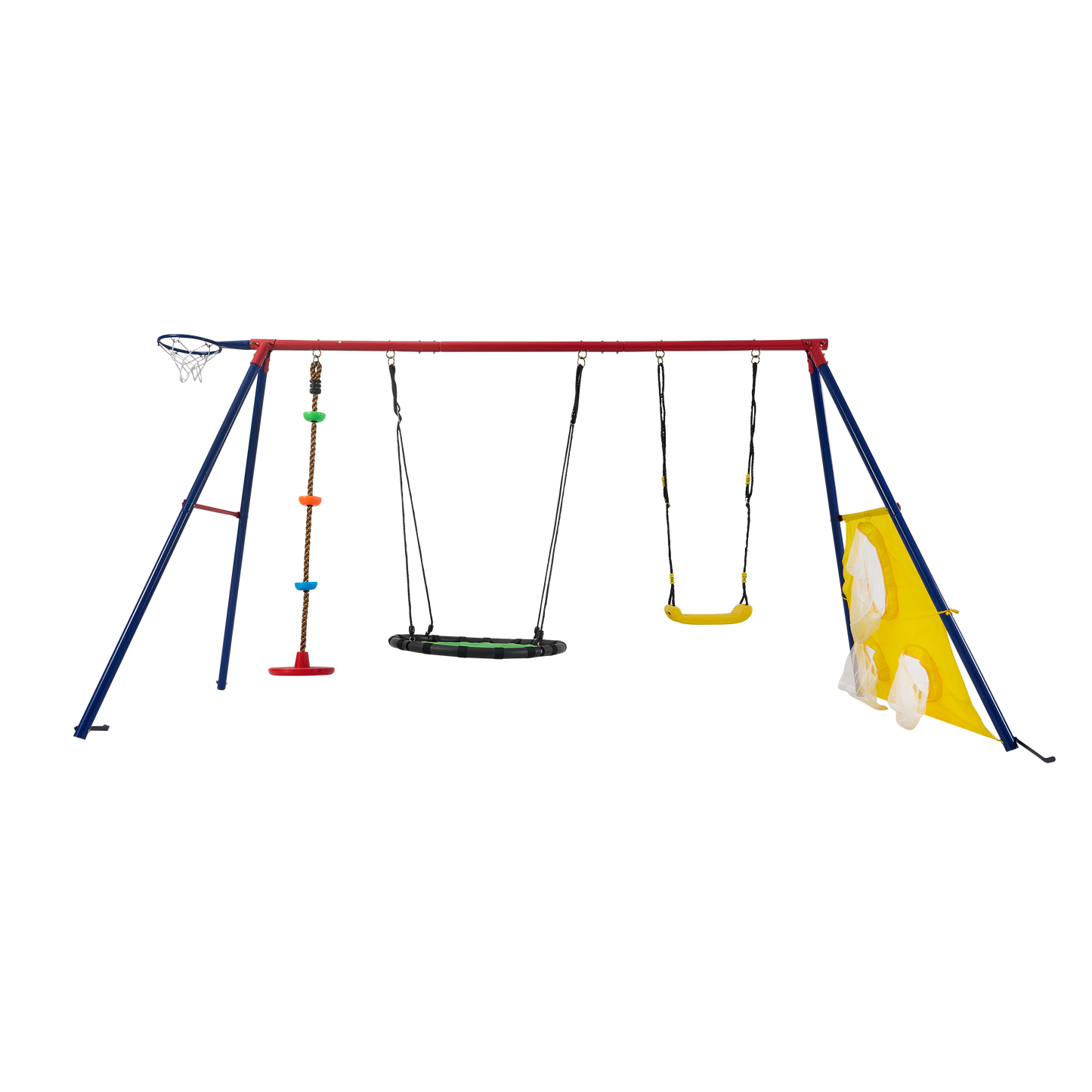 Vibrant Adventure Swing Set