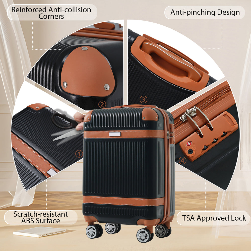 Travel Buddy Hardshell Luggage Set - Stylish & Secure Spinner Suitcases