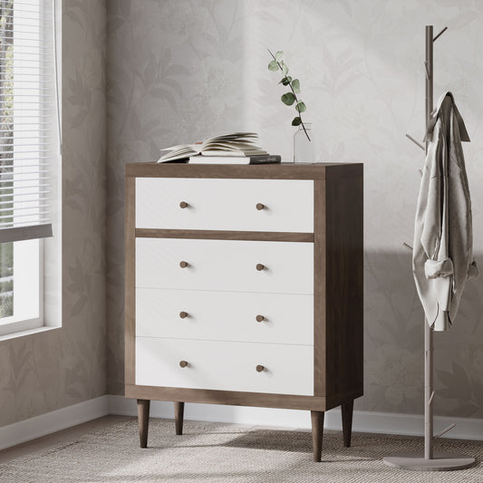 Nordic Charm 4-Drawer Dresser