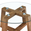 Chic Glass & Wood Coffee Table Retreat