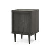 Sleek Double Drawer Nightstand