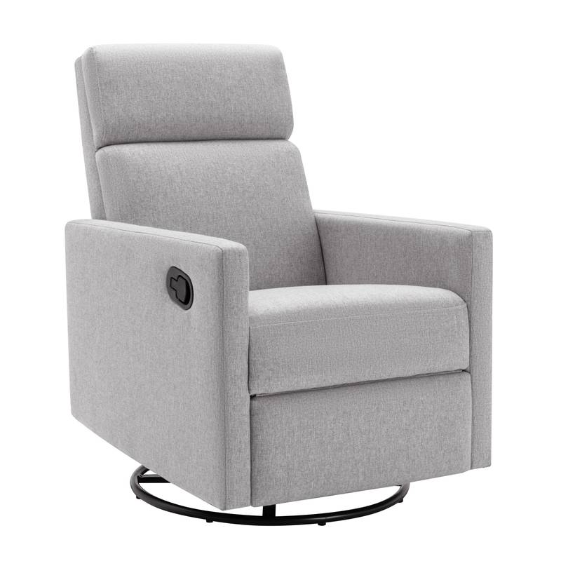 Cozy Gray Rocking Nursery Chair