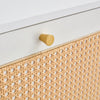 Chic Rattan Shoe & Storage Cabinet