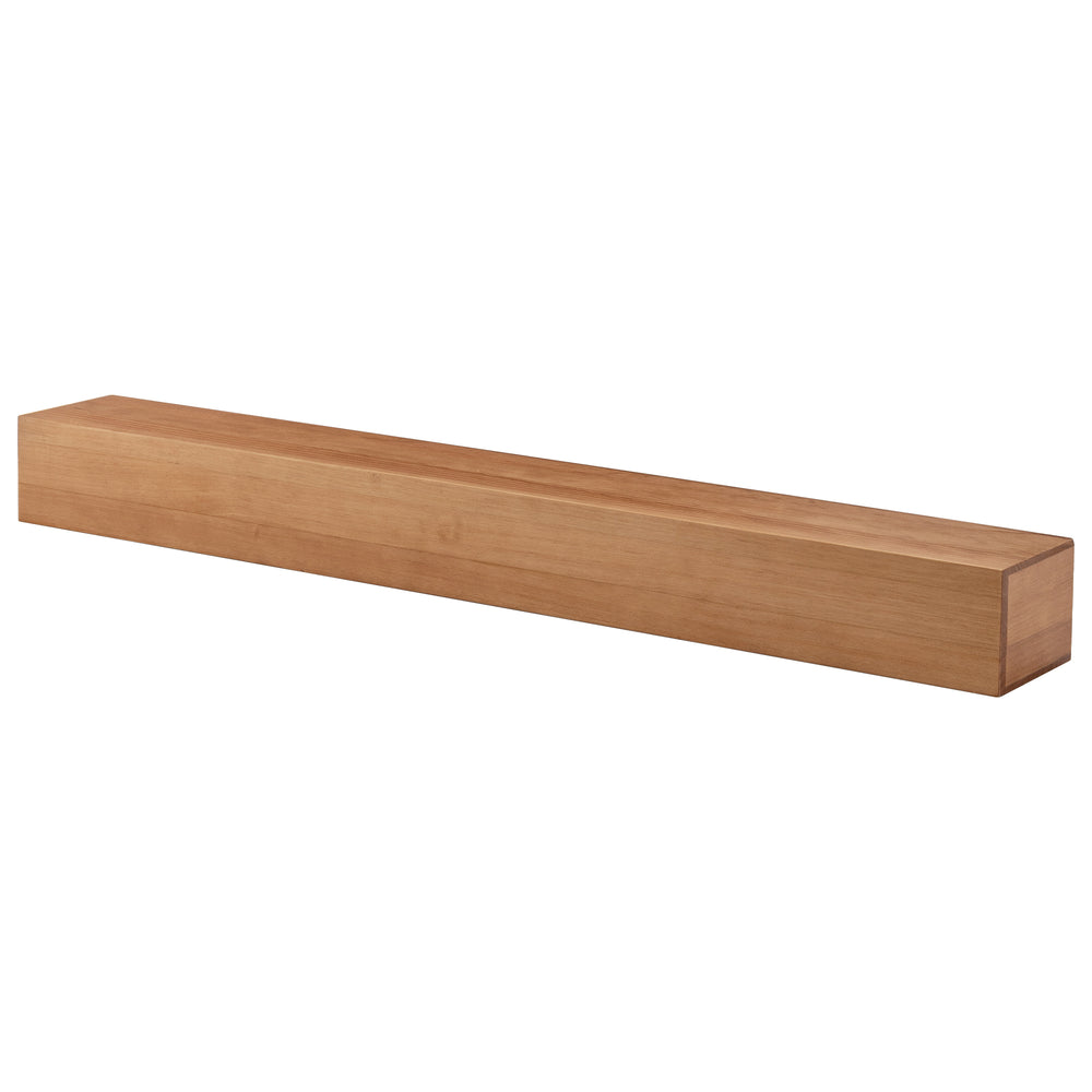 Natural Pine Floating Mantel Shelf