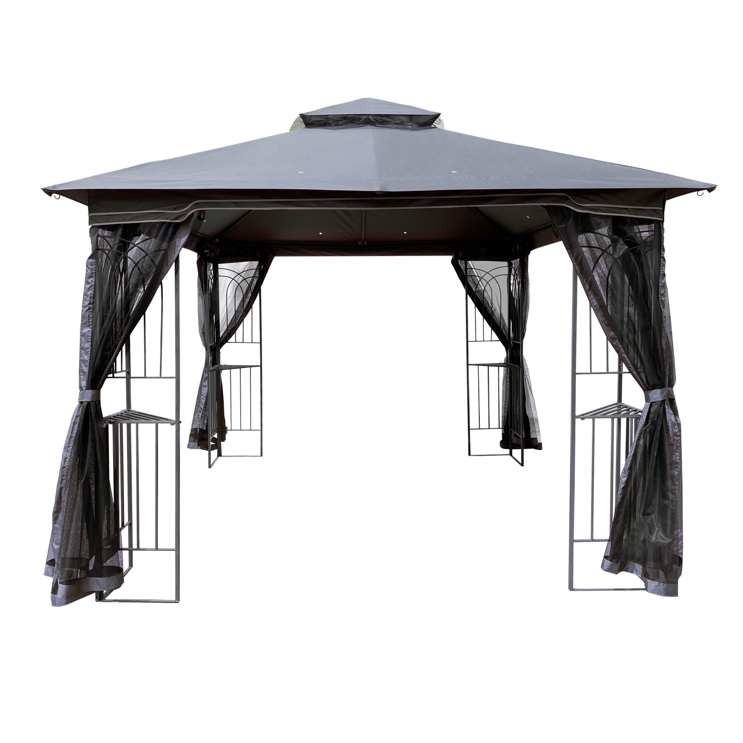 Cozy Outdoor Gazebo Canopy with Bug Screen