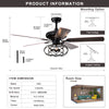 Sleek Breeze Ceiling Fan with Lighting Options