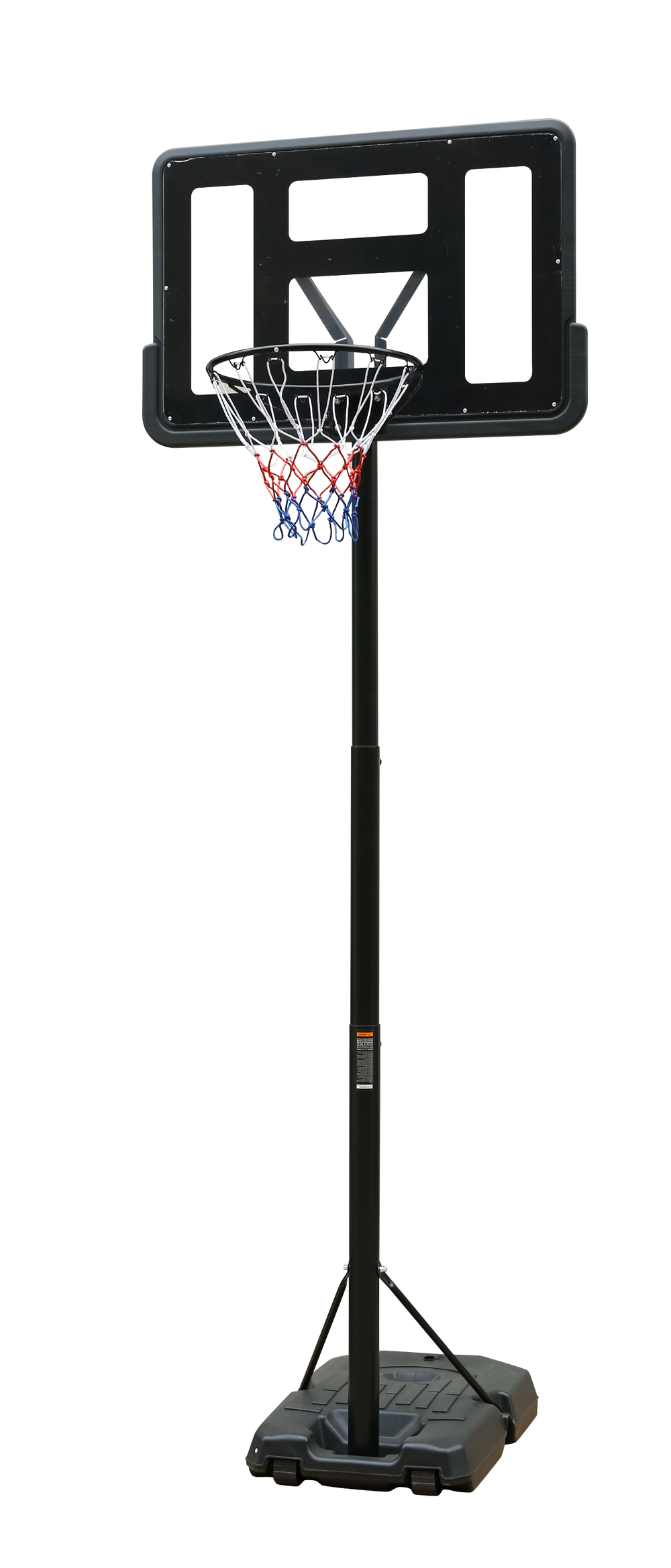 Adjustable Portable Basketball Hoop with Rolling Wheels