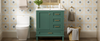 Chic Green Bathroom Vanity with Sink and Soft-Close Drawers