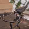 Chic Metal Bird Bath