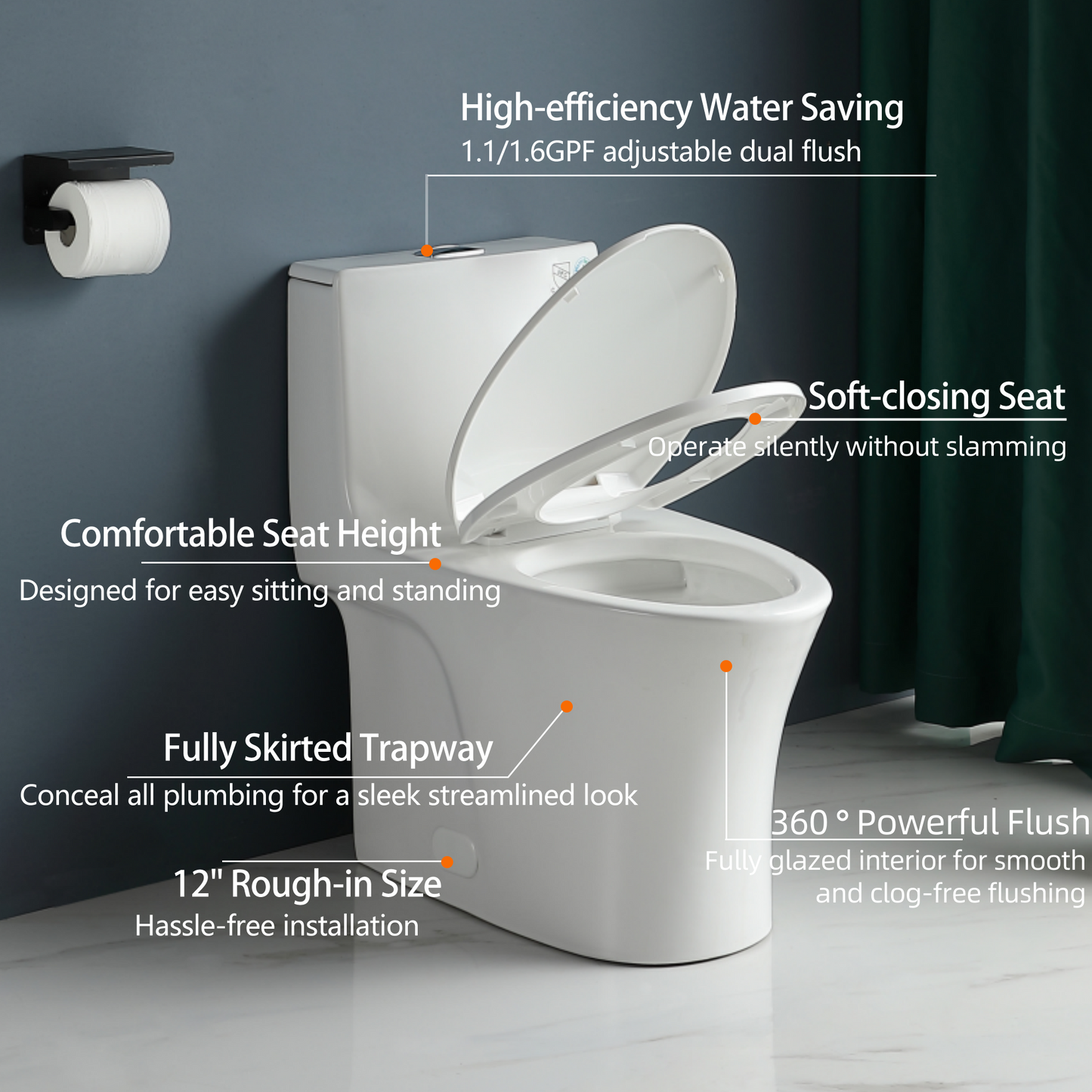 EcoFlush Comfort Toilet