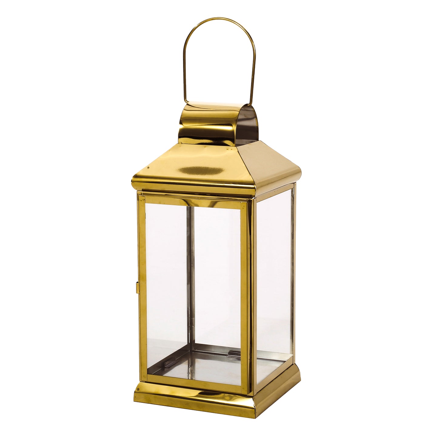 Shimmering Stainless Steel Lantern