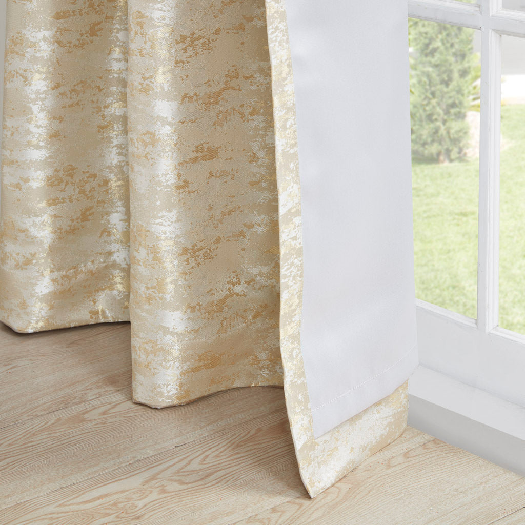 Total Blackout Jacquard Curtain Panel