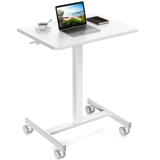 SweetCrispy Mobile Rolling Desk - Your Perfect Laptop Companion!