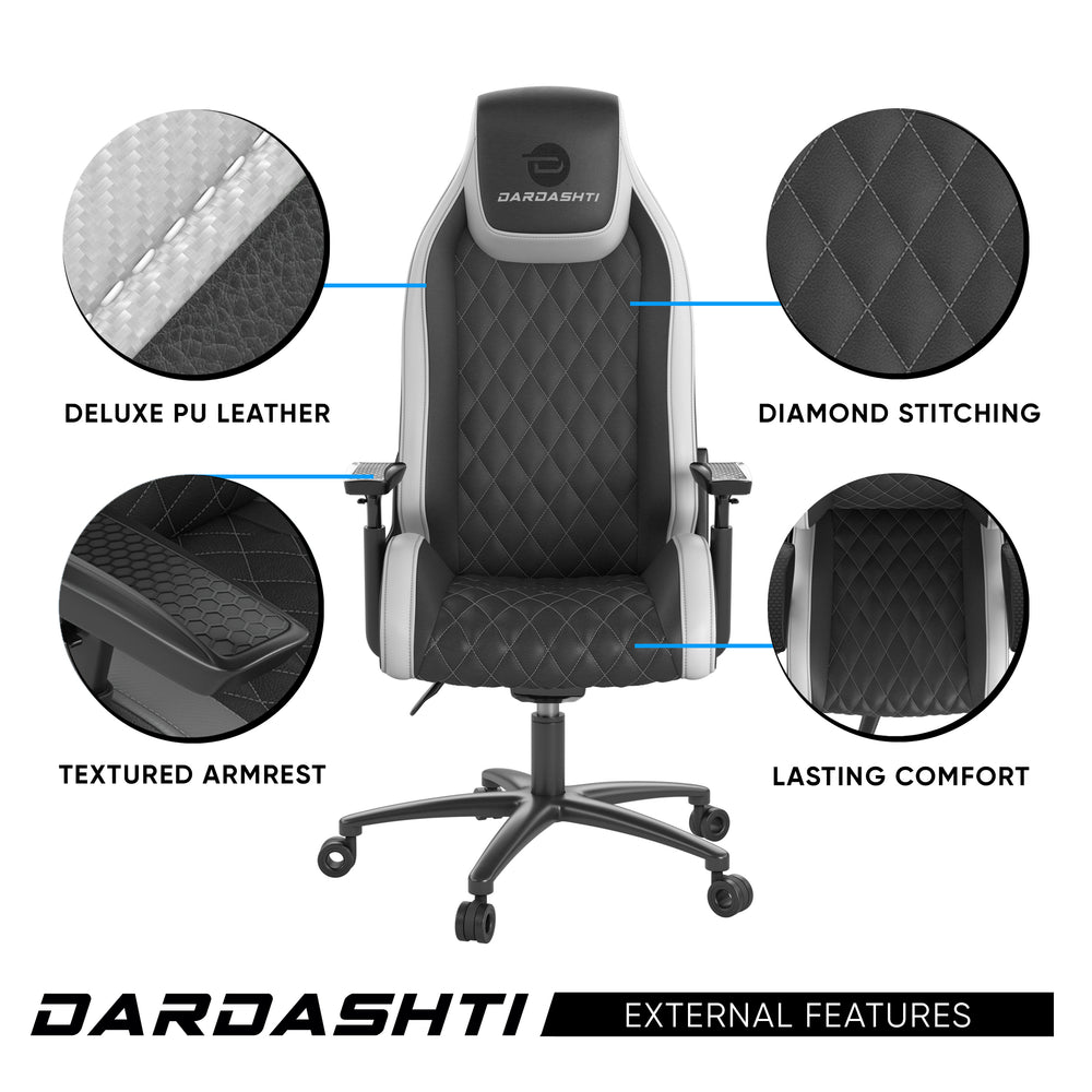 Revolutionary Comfort Gaming Chair - All-Angle Support & Sleek Design