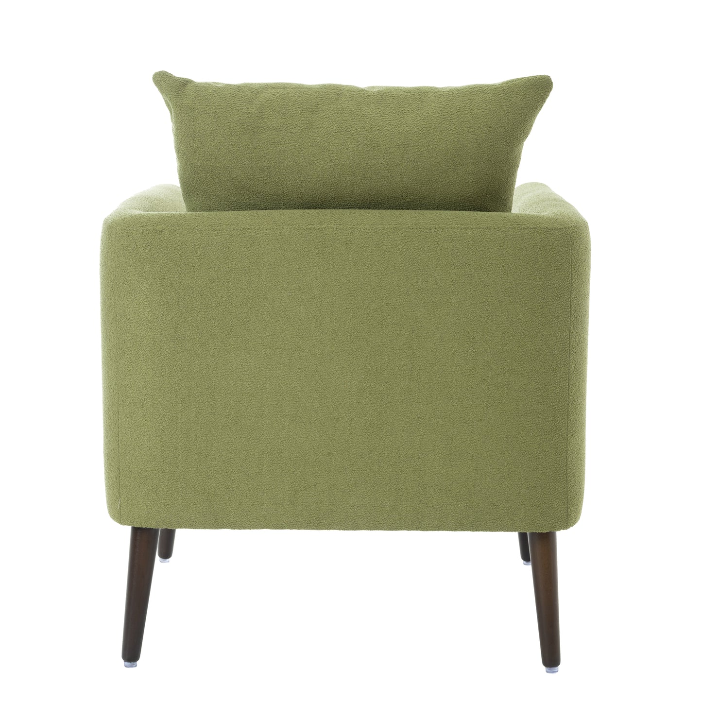 Olive Green Modern Barrel Chair