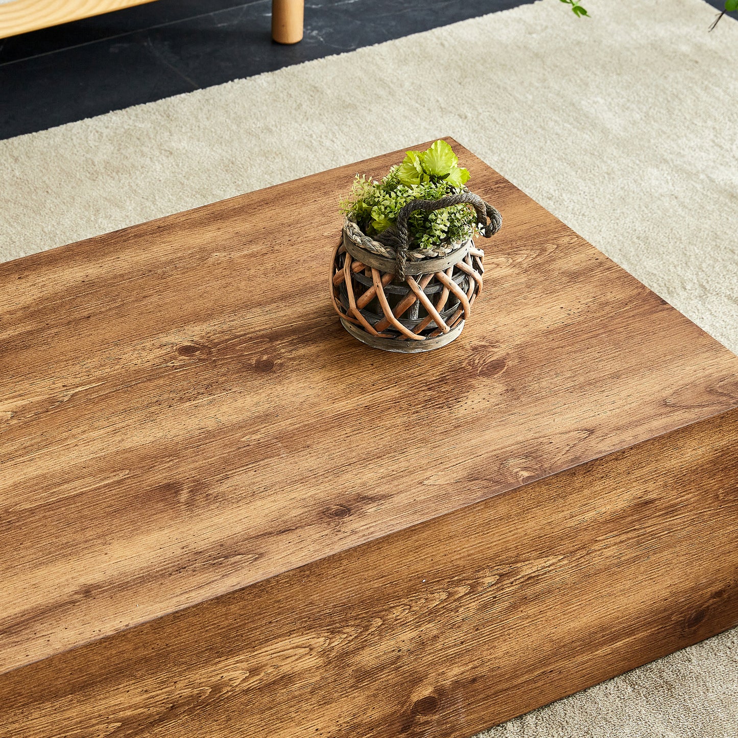 Stylish Wood-Look Coffee Table