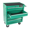 Green Rolling Tool Cart with 5 Drawers