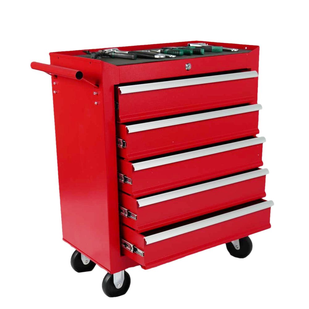 Rolling Tool Chest with Lock and Wheels