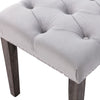 Chic Velvet Tufted Bench