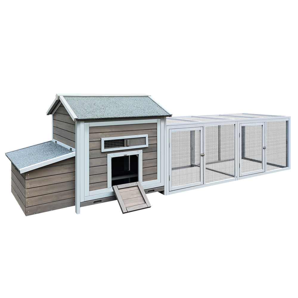 Cozy Coop: Deluxe Outdoor Hen House with Nesting Box & Easy Clean Tray