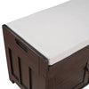 Stylish Storage Bench with Cushioned Seat