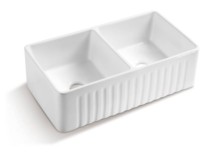 Charming White Farmhouse Sink