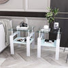 Chic Glass Side Tables Set