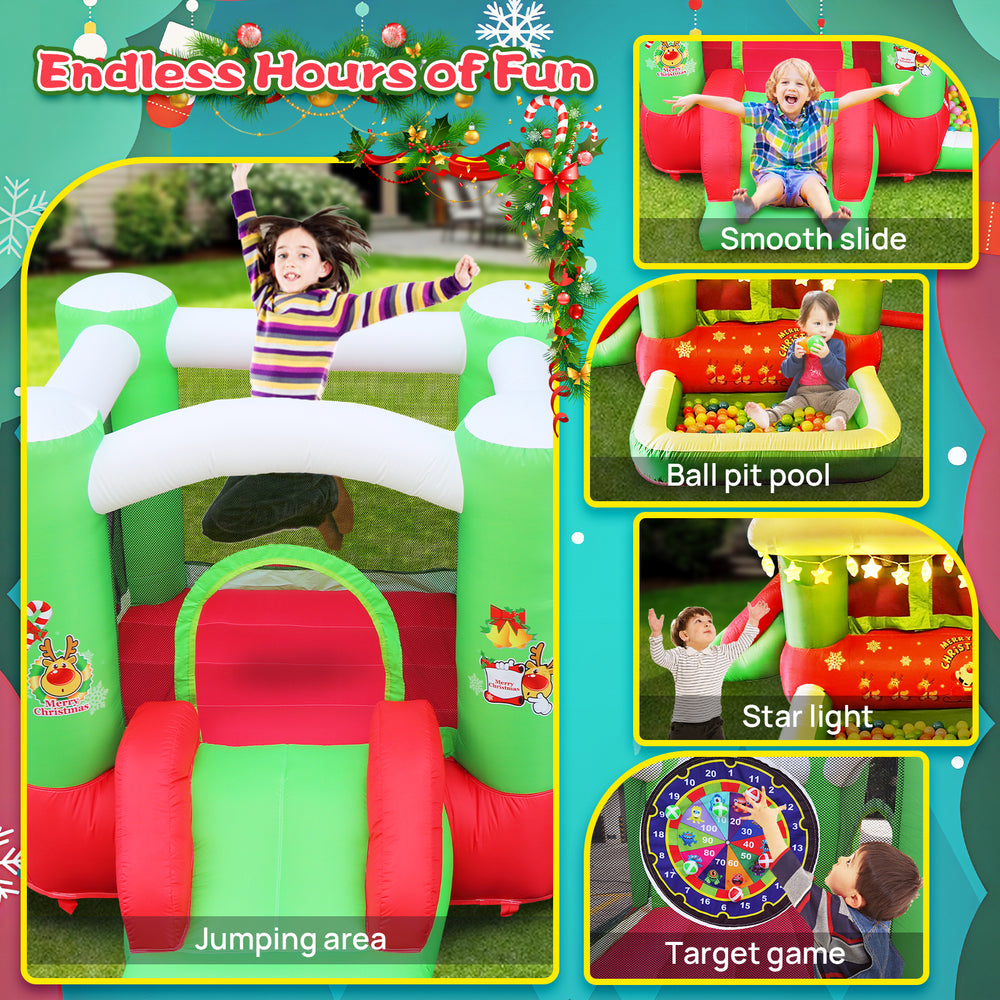 Merry Bounce & Slide Inflatable Funhouse