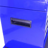 Versatile Blue Tool Chest with Adjustable Shelf