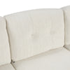 Haven L-Shaped Sofa Bed with Ottoman & USB Ports - Beige