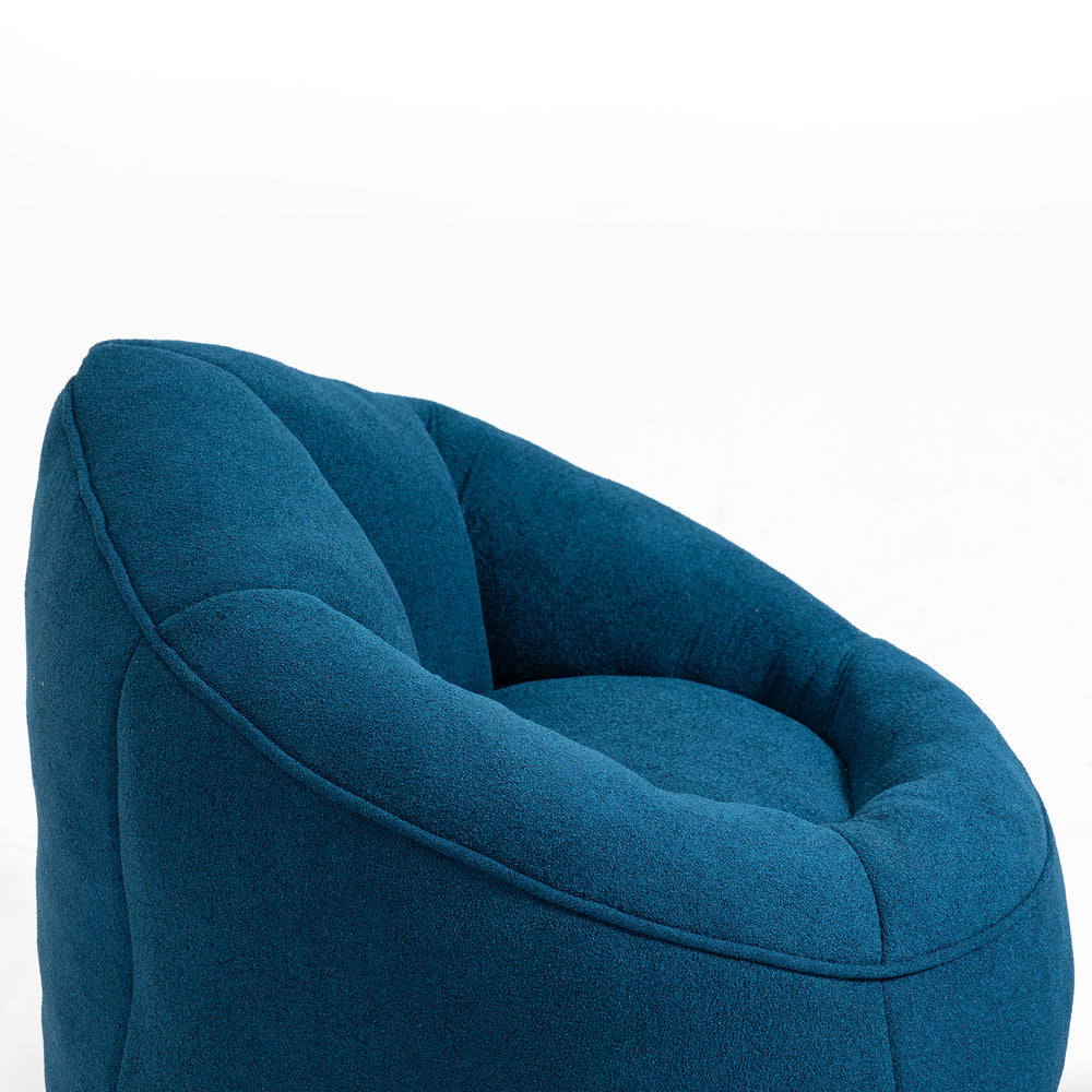 Cozy Foam Bean Bag Chair with Footrest