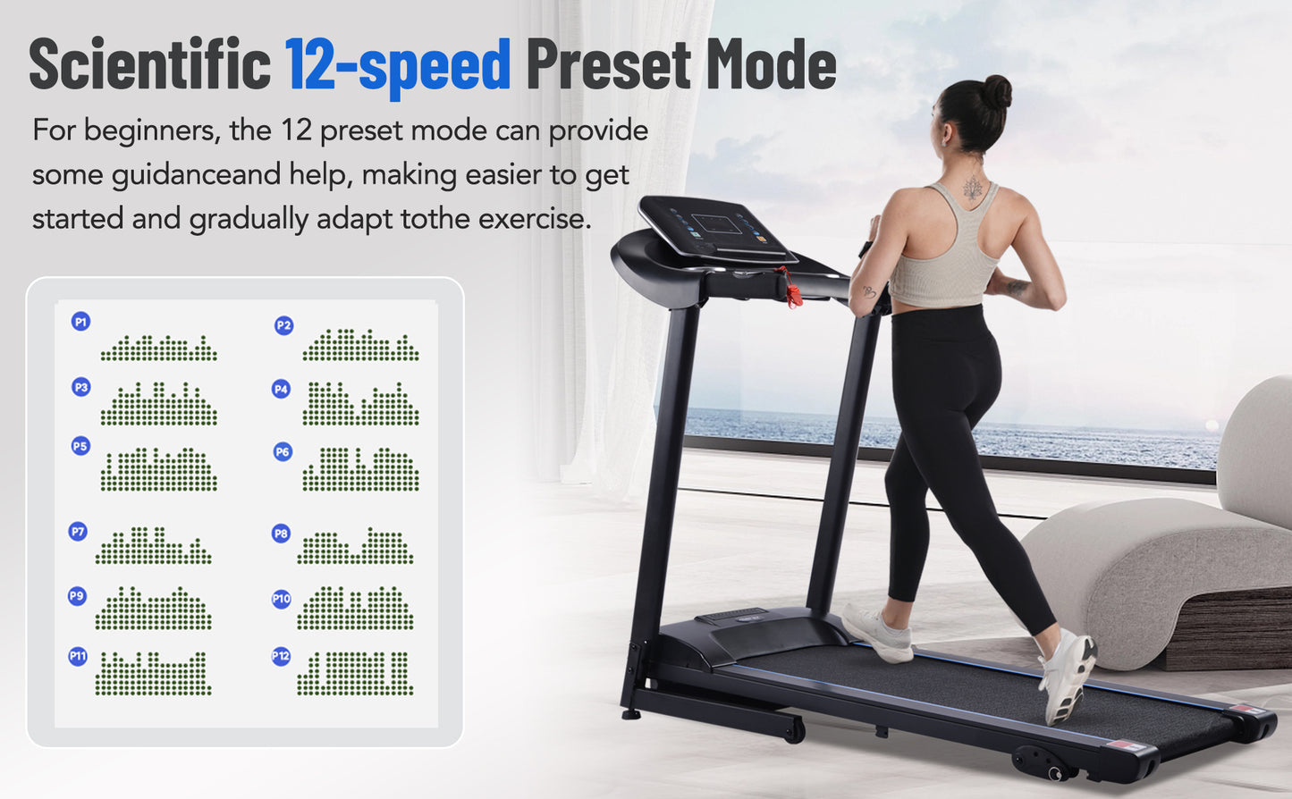 Ultimate Home Treadmill with Speakers and Adjustable Incline