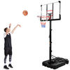 Glow Hoops: Adjustable Portable Basketball System for Nighttime Fun!