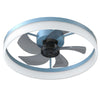 Blue Dimmable Ceiling Fan with LED Light