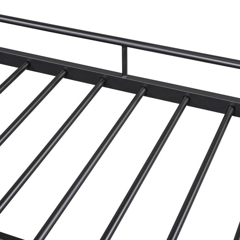 Curvy Black Daybed with Twin Trundle