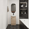 Chic Space-Saving Bathroom Vanity with Sink