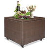 Stylish Outdoor Wicker Storage Box