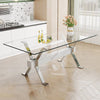 Sleek Glass Dining & Office Table