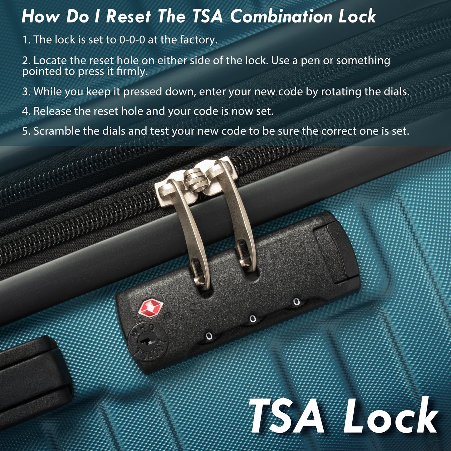 Travel Light: 3-Piece Spinner Luggage Set with TSA Lock