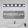 Chic Black LED Vanity Light for Bathrooms & Makeup