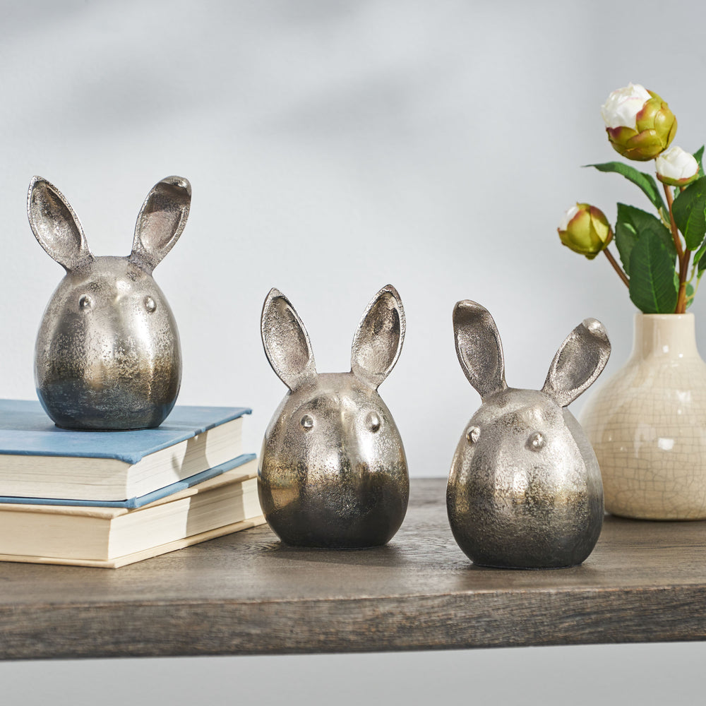 Charming Bunny Trio Decor