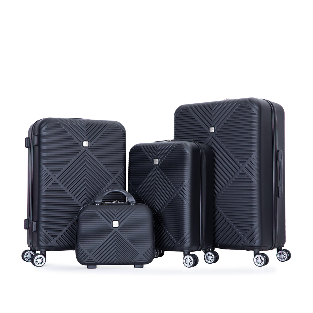 Jet Setter Luggage Set with Stylish Makeup Case