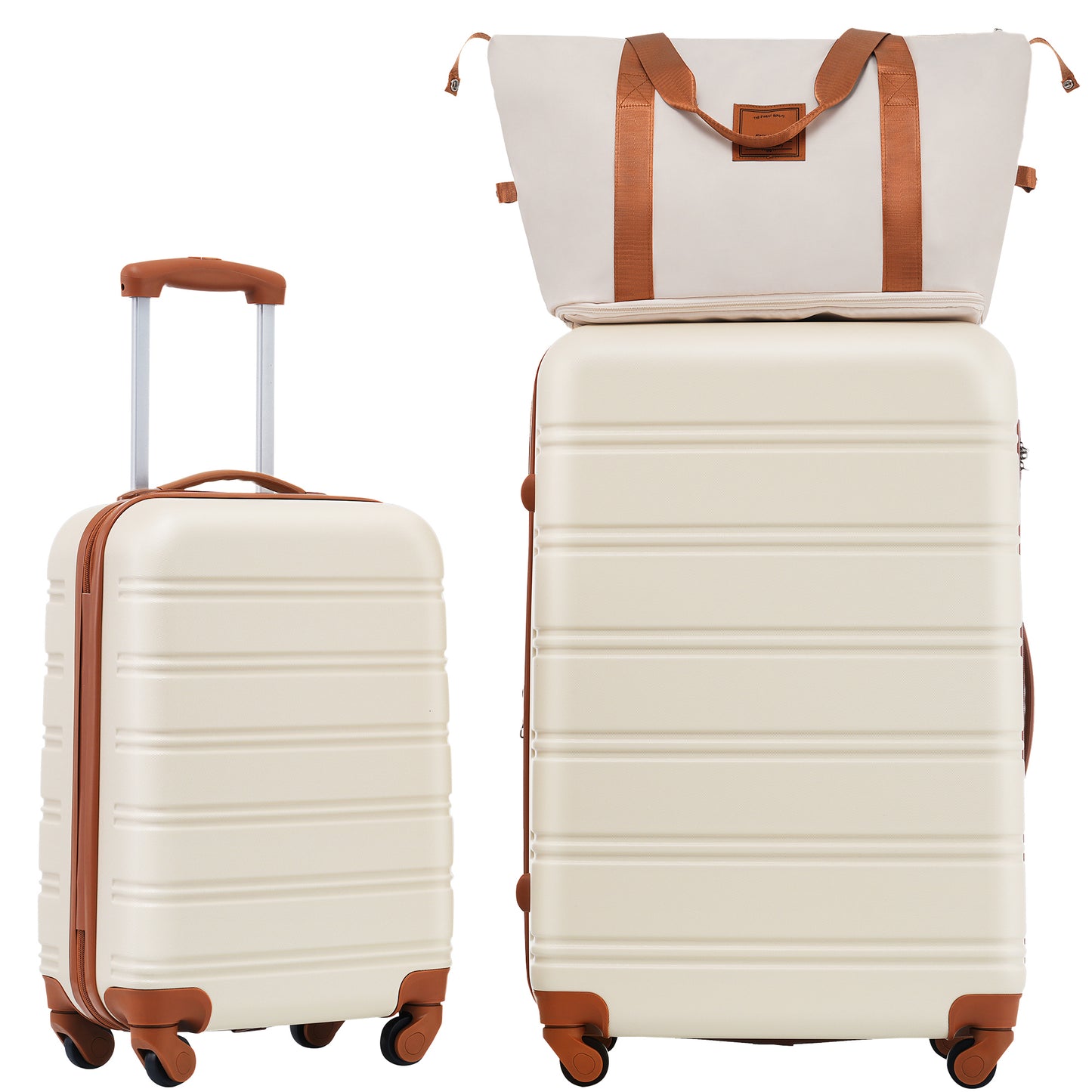 Travel Light: Hardshell Luggage Duo with TSA Lock