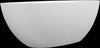 Luxury Soaking Stone Bathtub - Elegant Matte White Design